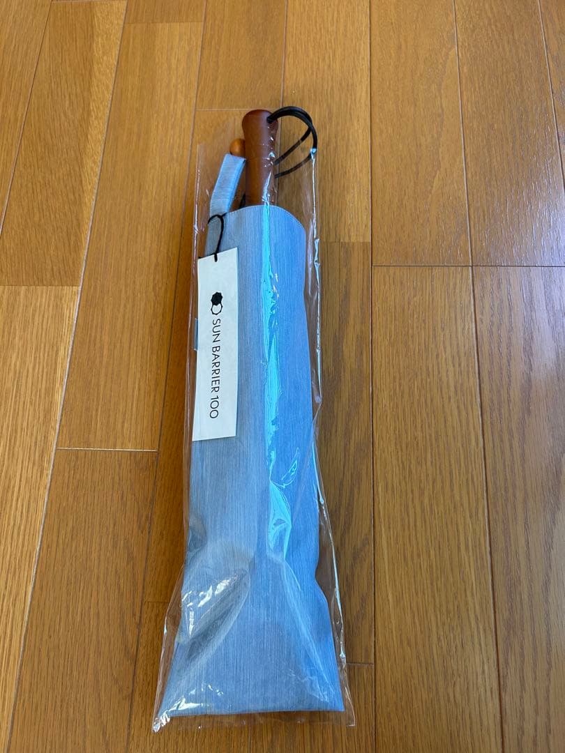 サンバリア100 ２段折 日傘 フロストブルー