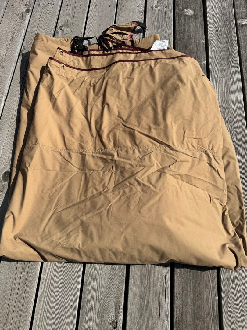 美品テンマクデザイン パンダ タープ TC スチールポール付き