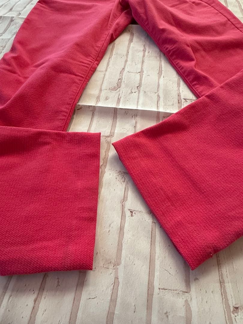 美品 PEARLY GATES ゴルフパンツ ピンク蓄熱裏地 ストレッチ　冬