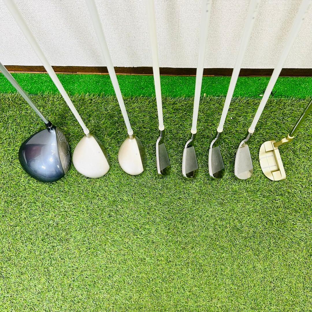 可愛い！キャロウェイ ソレイユ レディース ゴルフセット 初心者 L 右 8本