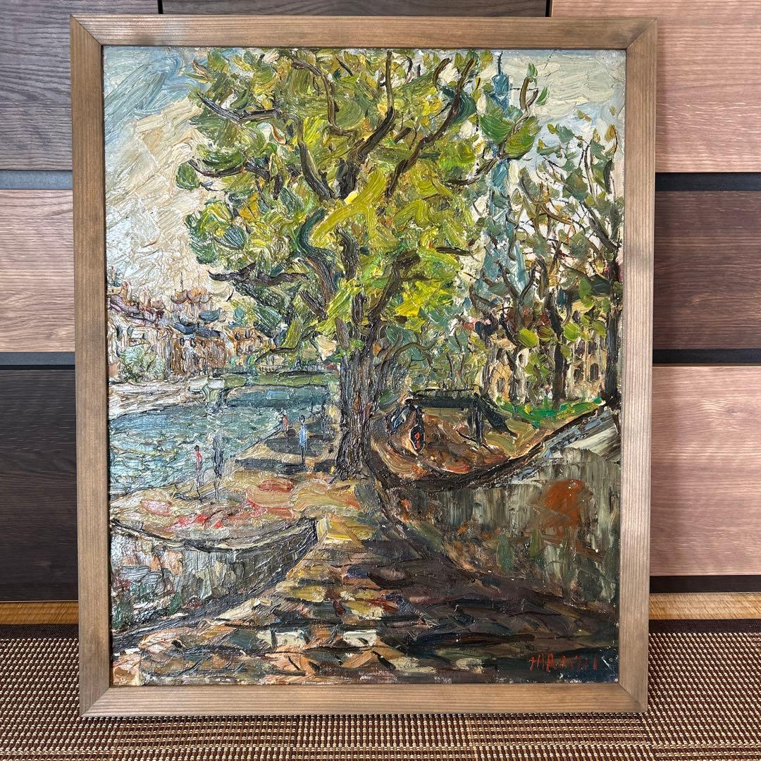 金*ん様 佐伯浩　油彩画　Ｆ15