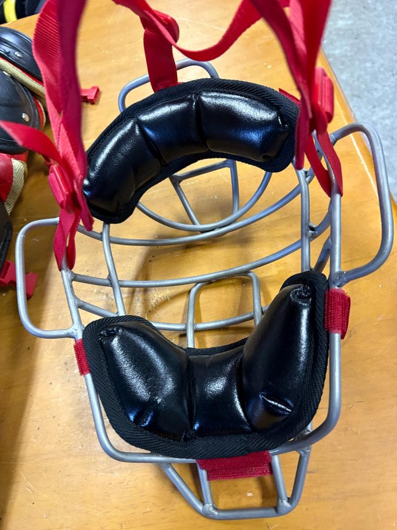 ハタケヤマ 軟式 キャッチャー防具 3点セット JSBB マスク レガース