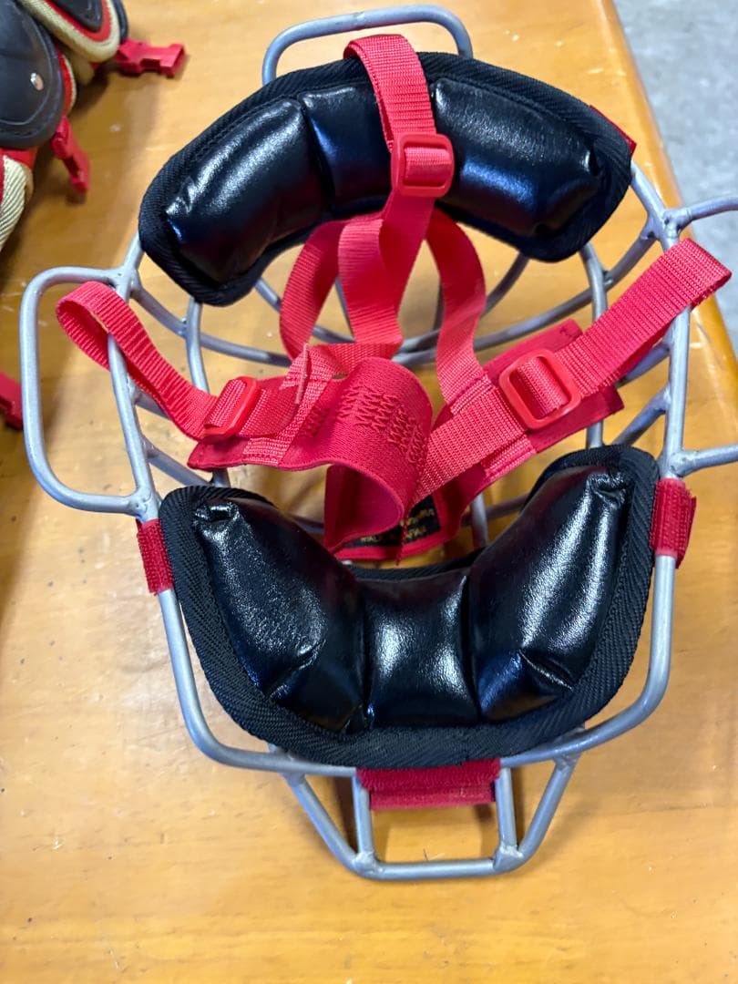 ハタケヤマ 軟式 キャッチャー防具 3点セット JSBB マスク レガース