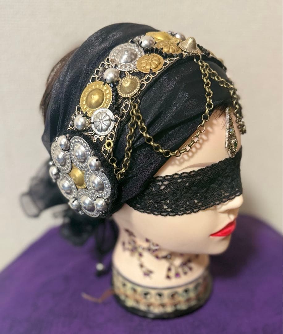 ベリーダンス☆ヘッドアクセサリー ☆ トライバル ☆ FCBD