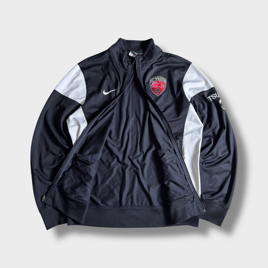 NIKE ナイキ トラックジャケット FC サッカー チームロゴ 刺繍 ブラック