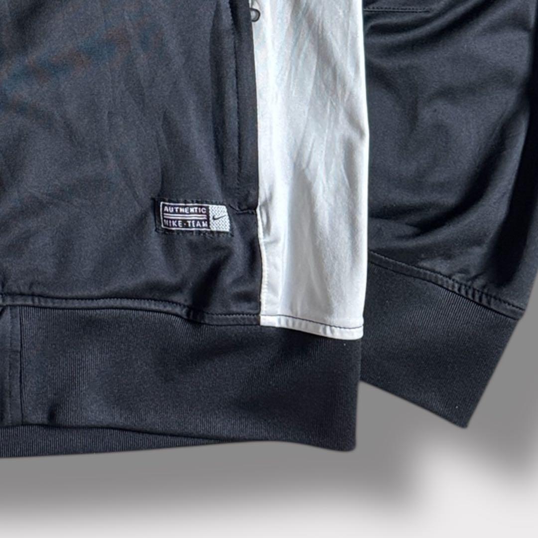 NIKE ナイキ トラックジャケット FC サッカー チームロゴ 刺繍 ブラック