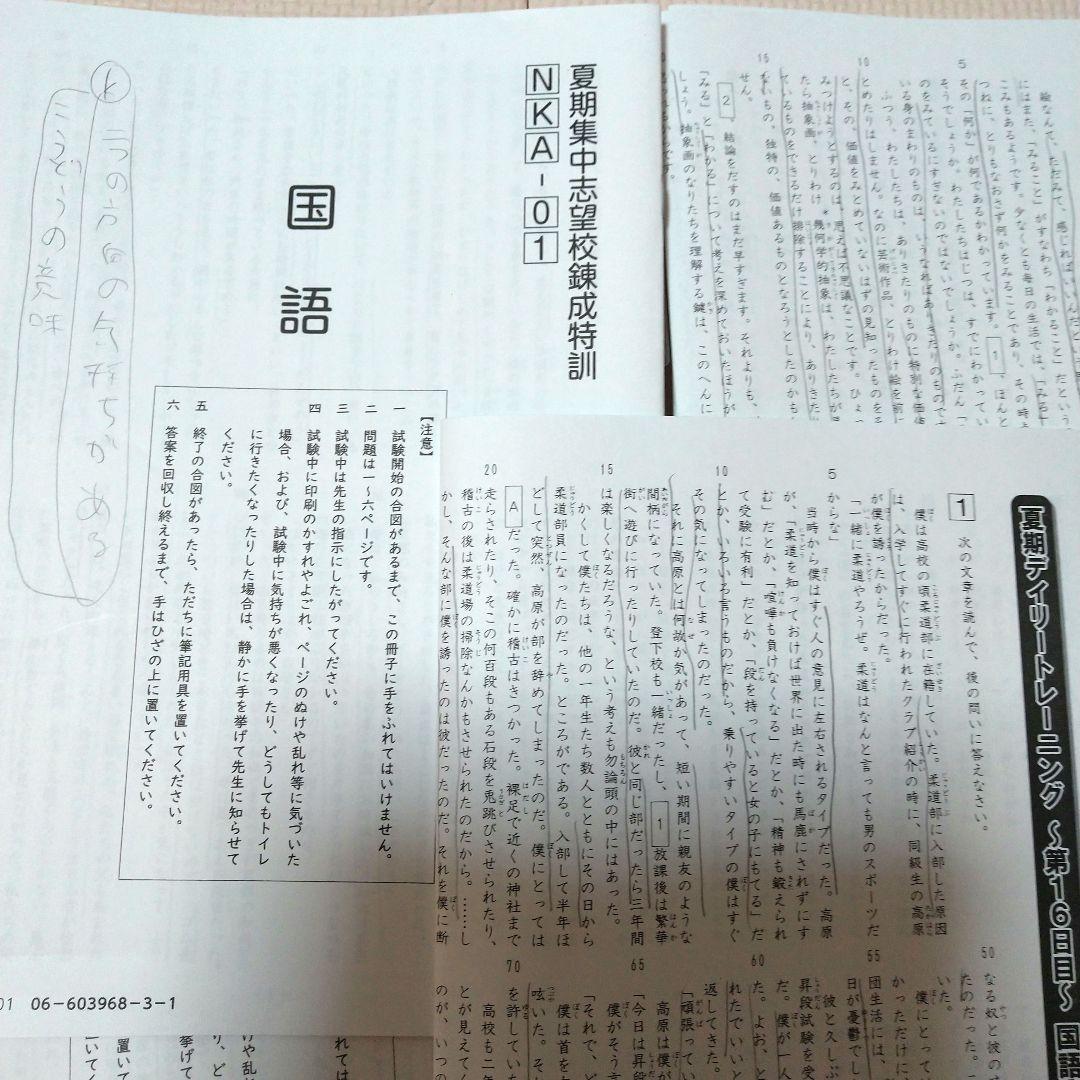 最新2025年度版　6年サピックス国語　筑駒開成コース