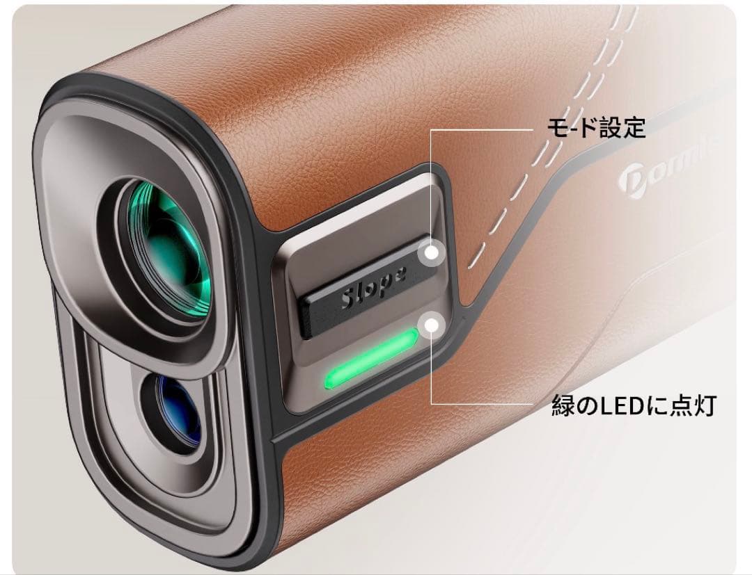 ゴルフ距離計 レーザー距離計 ヤード 高精度 防水 Type-C コンパクト