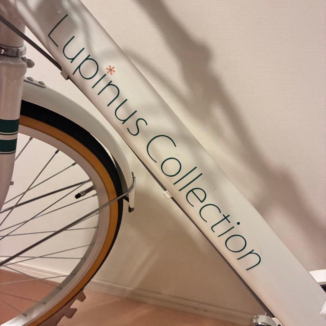 新品 24インチ シティサイクル 自転車　変速ギア　ホワイト　ルピナス　大阪限定