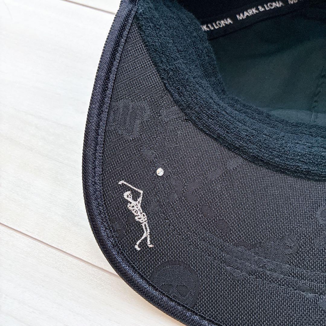 【マークアンドロナ】黒　ゴルフキャップ