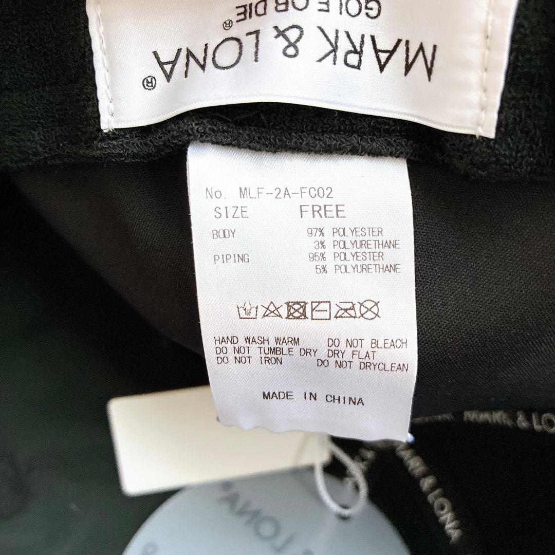 【マークアンドロナ】黒　ゴルフキャップ