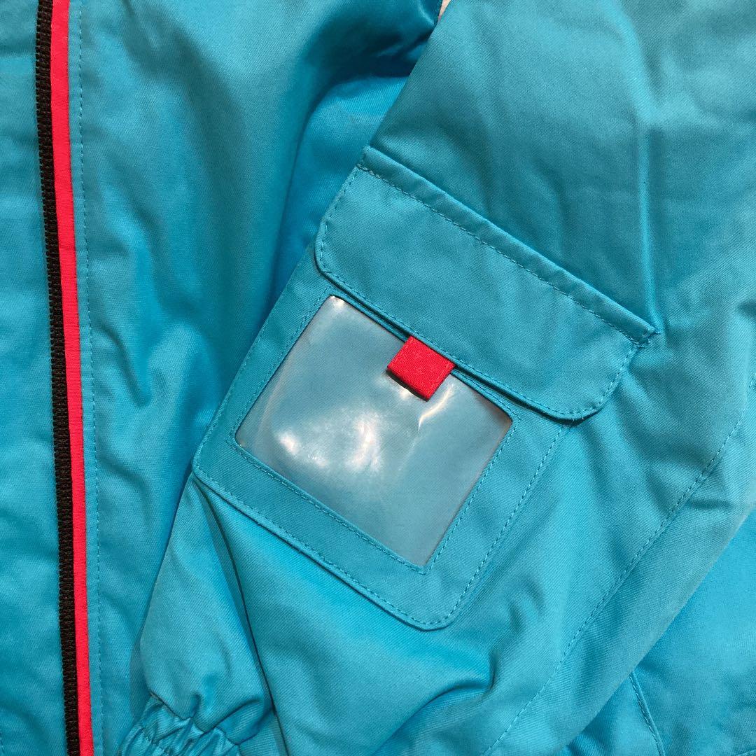 スキーウェア上下セット phenix 120 水色✖️赤ピンク