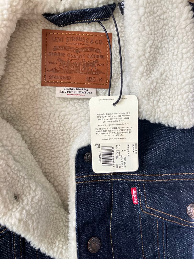 l*r様 Levi's リーバイス シェルパトラッカージャケット　裏ボア　Mサイ