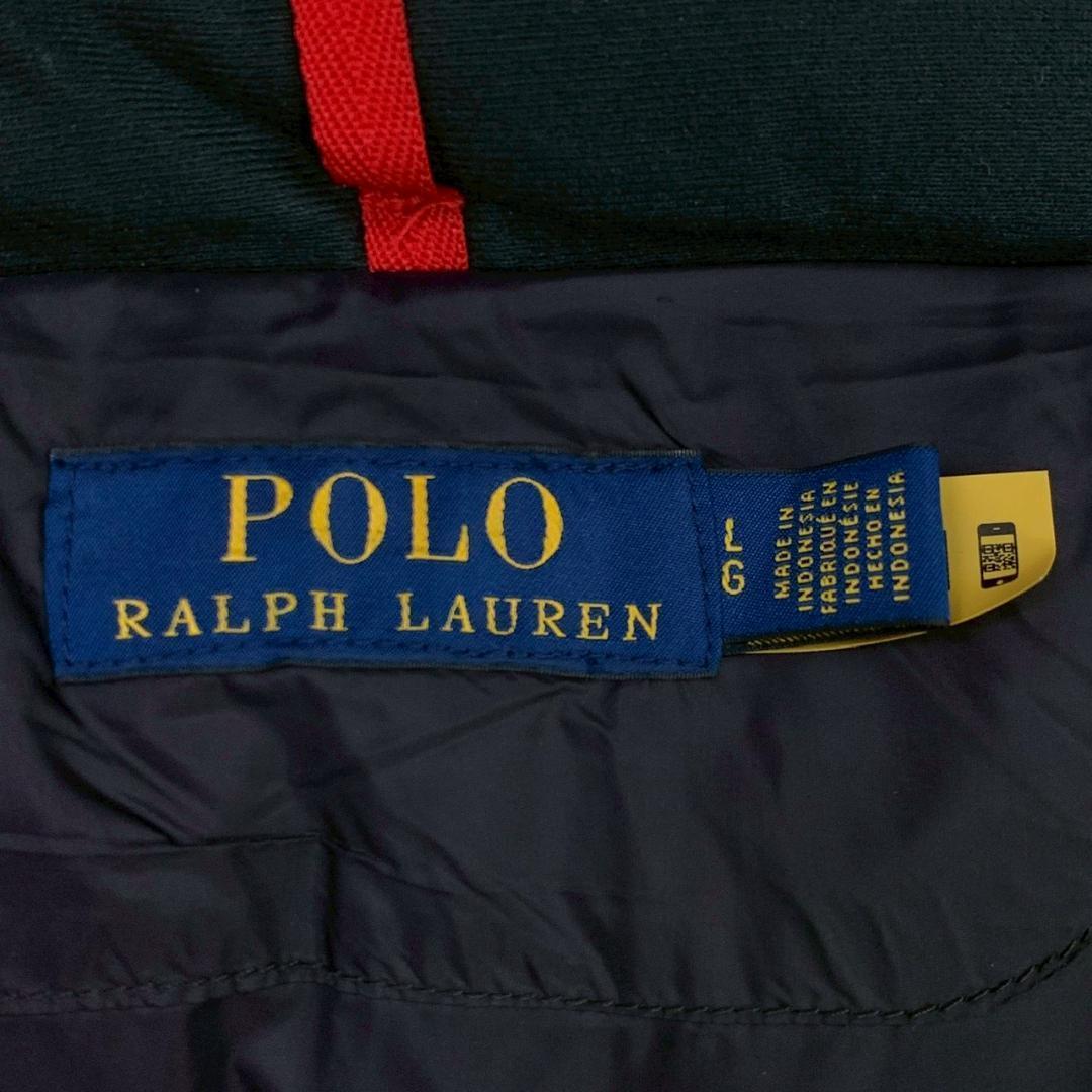 現行QRタグ★ポロラルフローレン ダウンベスト ビッグポニー 黒 L　E008