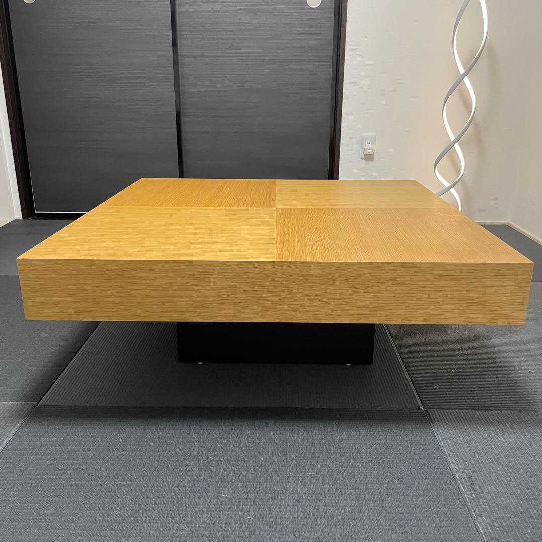 最終お値下げ★ アルモニア lacca 木製テーブル　正方形　モダン