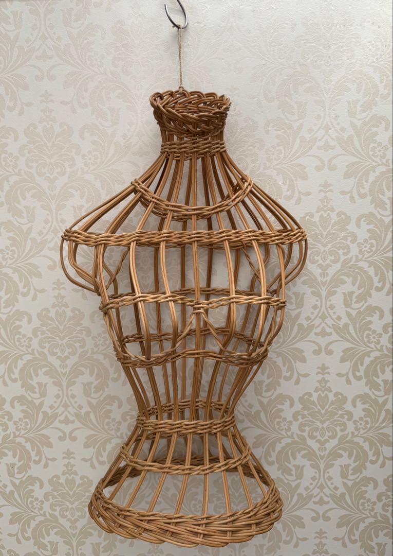 最終価格、籐製ディスプレイ、トルソー 、ナチュラル雑貨、ボディ、即購入OK