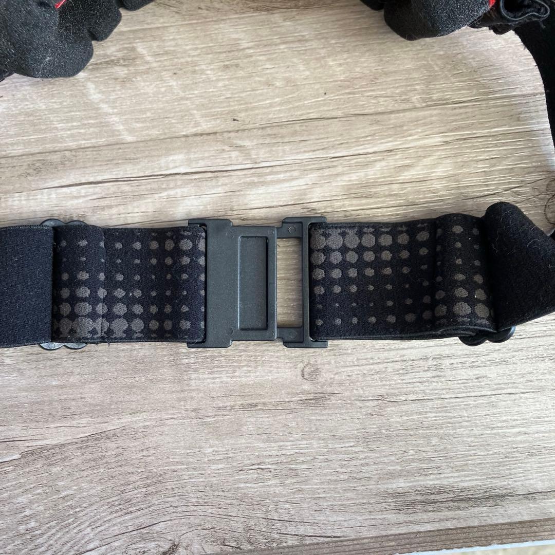 3F  CARVING スノーボード スキー ゴーグル レッド 傷あり