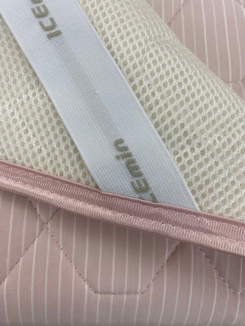 ロマンス　アイスミン　敷きパッド・ひんやりクール・綿わた使用・シングルサイズ