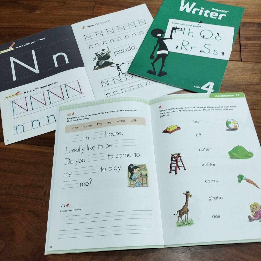 《幼児-小学生》Grape SEED unit1〜15 英語教材 グレープシード