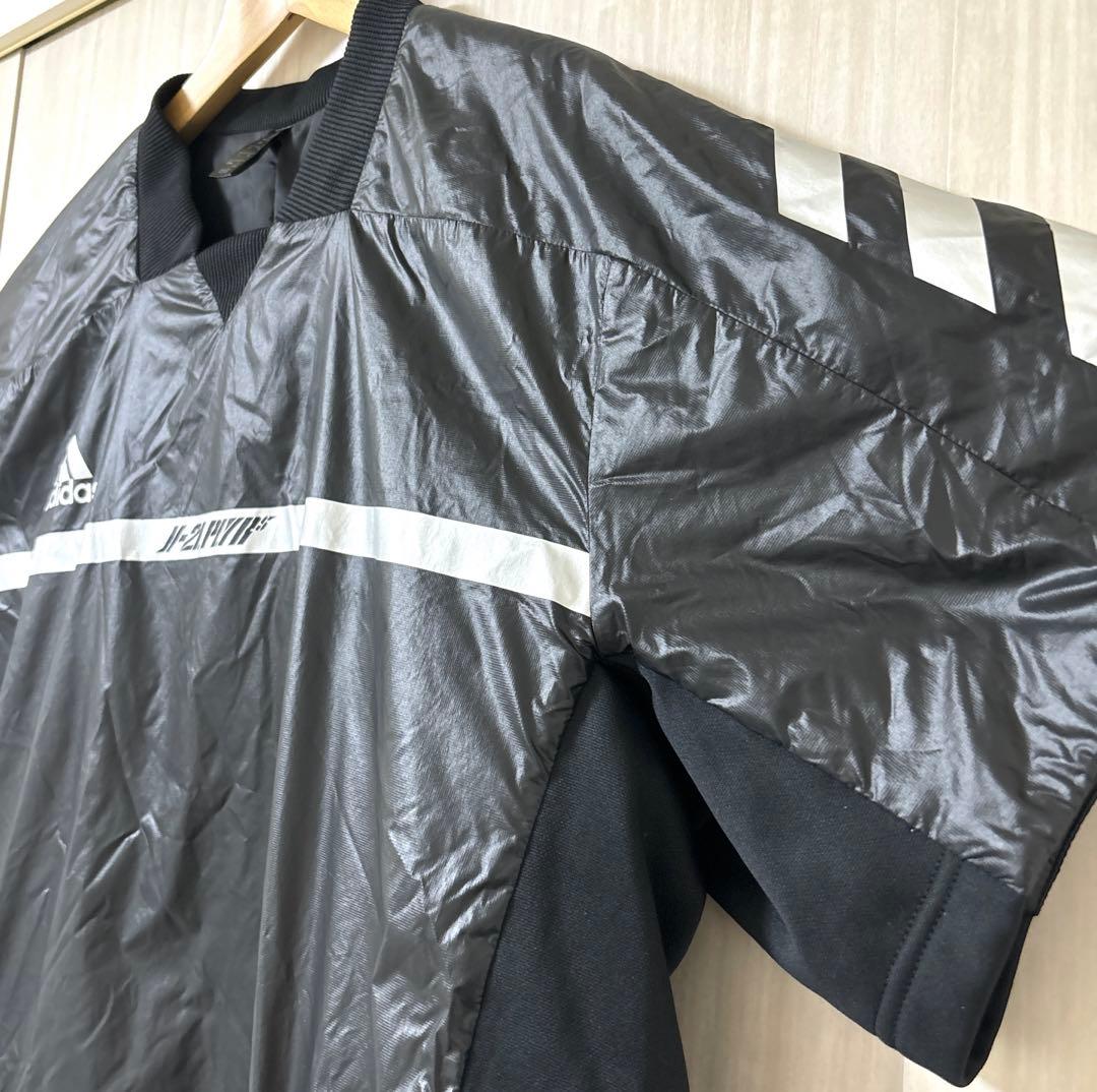 【極美品】adidas ウインドブレーカー 野球 ナイロン 中綿入り 半袖　4L