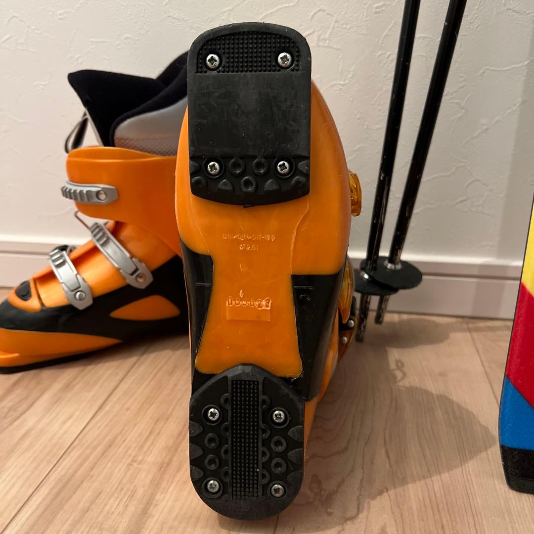 スキー３点セットSAROMON ROSSIGNOL 120 22.5