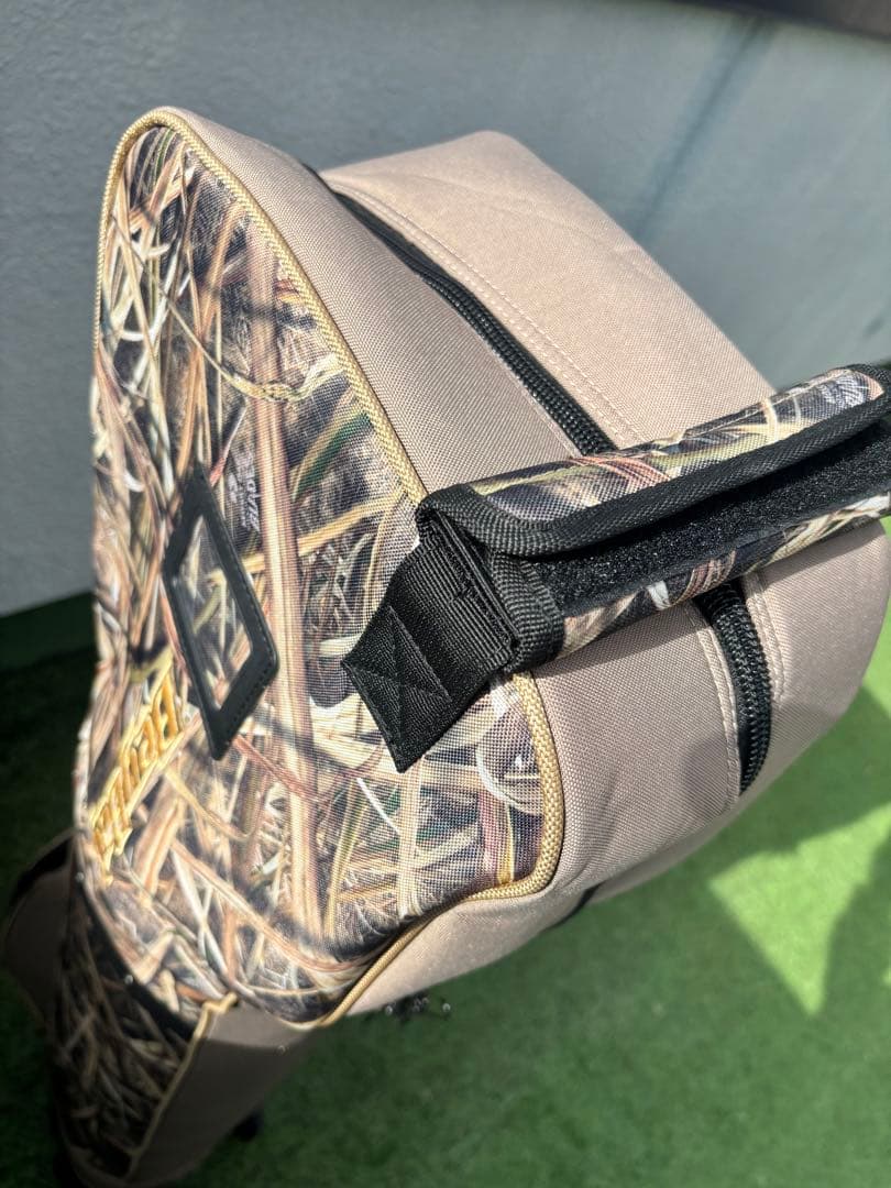 BayBay キャスター　キャディバッグ　ゴルフバッグ　ベージュ　カモフラ　迷彩