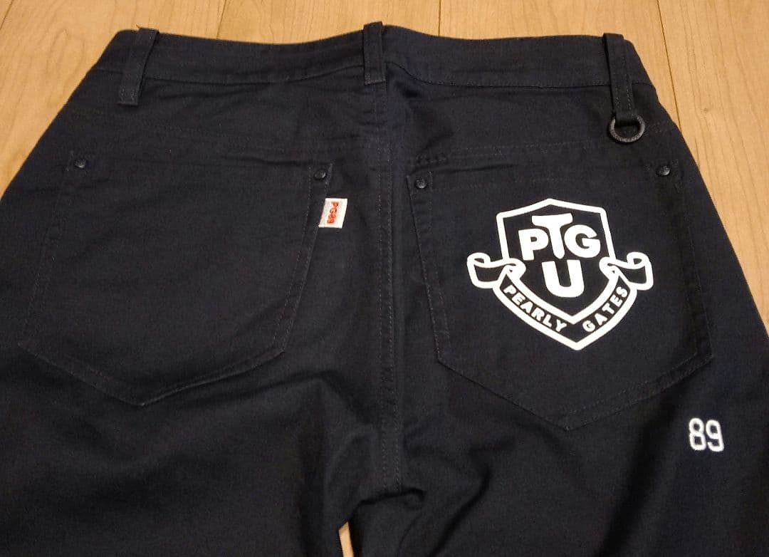 PEARLY GATES　パーリーゲイツ ストレッチ　コットンパンツ ネイビー