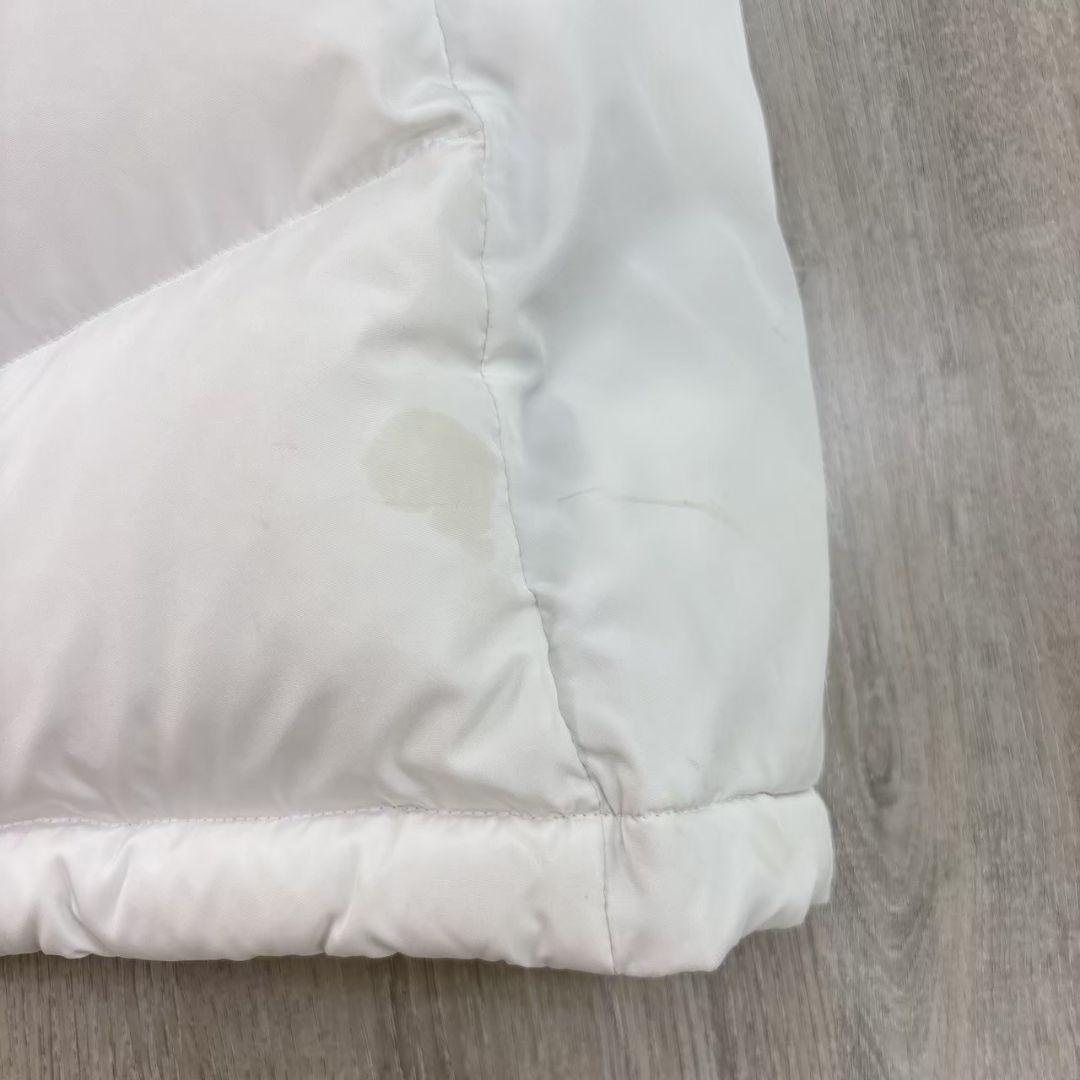 ノースフェイス ベンチコート ロングダウン ホワイト メンズL