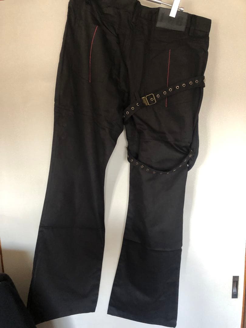 LGBルグランブルーボンテージベルトパンツメンズy2k archive