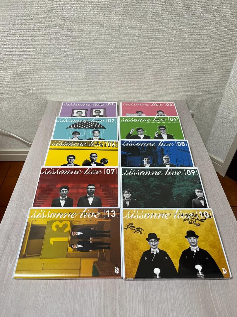 シソンヌライブDVD10本セット 単独公演まとめ売り