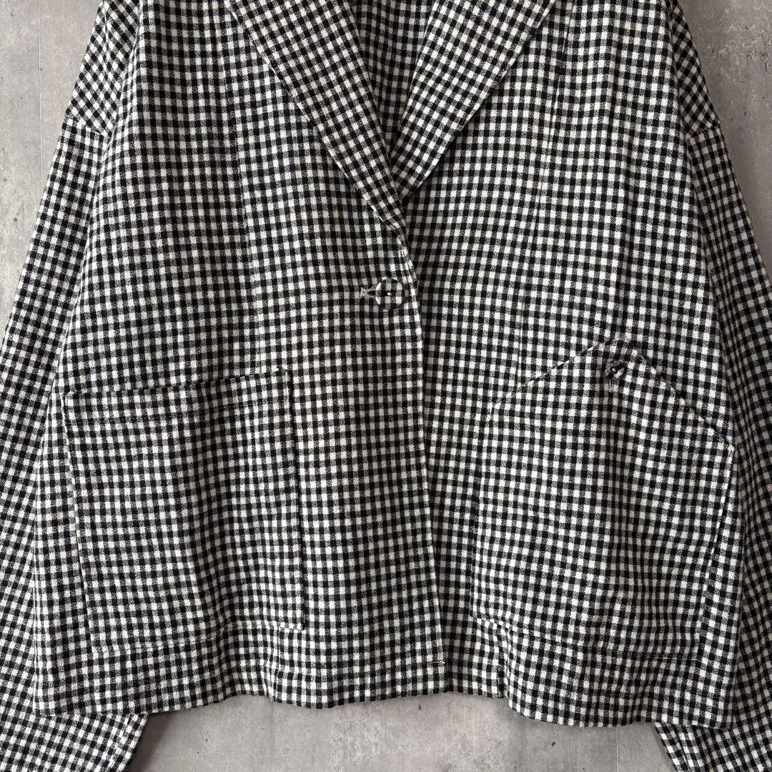 アトリエドゥサボン　ワッシャーアムンゼン ギンガムチェックジャケット　F 春