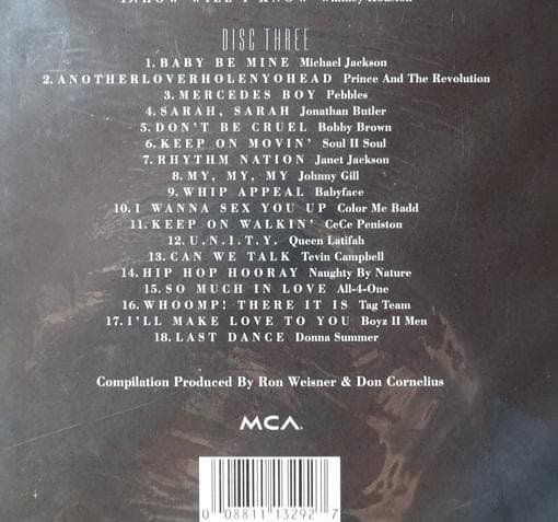 洋楽 SOUL TRAIN 25TH ANNIVERSARY HALL OF FAME