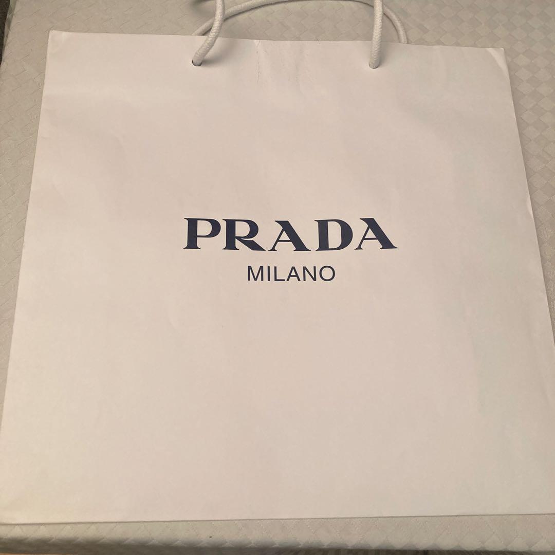 PRADA ワンショルダー 三角ロゴ オリーブ ヴィンテージ 保存袋，ショッパー