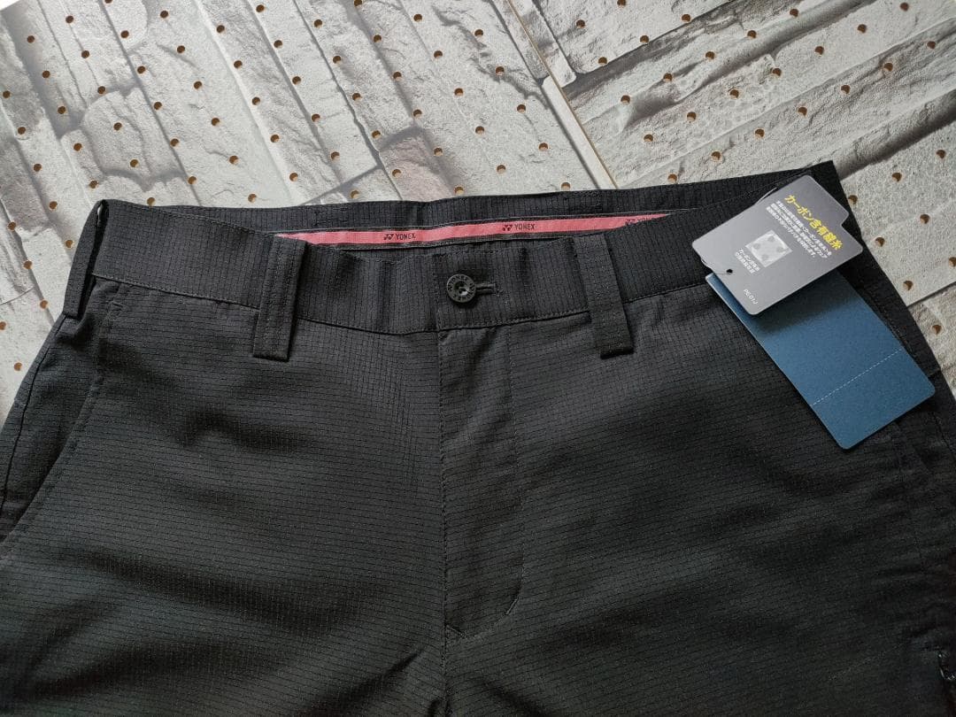 YONEX ヨネックス ゴルフ メンズノータックメッシュパンツ 黒