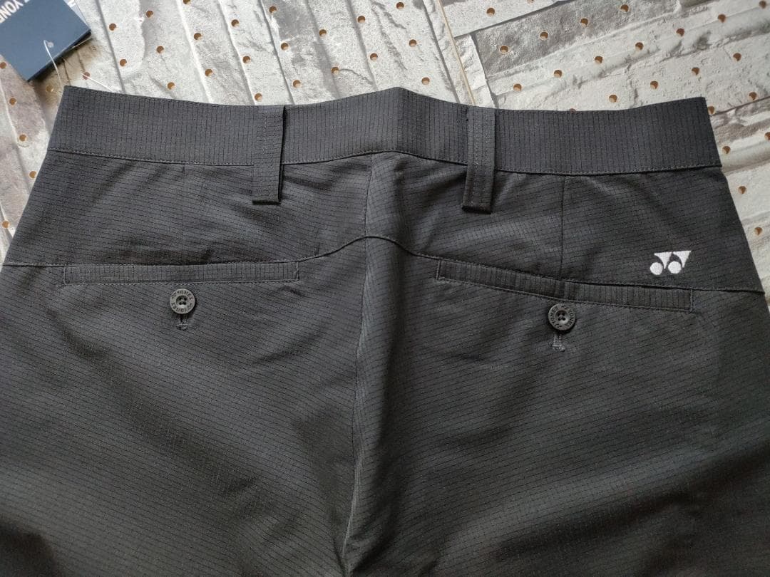 YONEX ヨネックス ゴルフ メンズノータックメッシュパンツ 黒