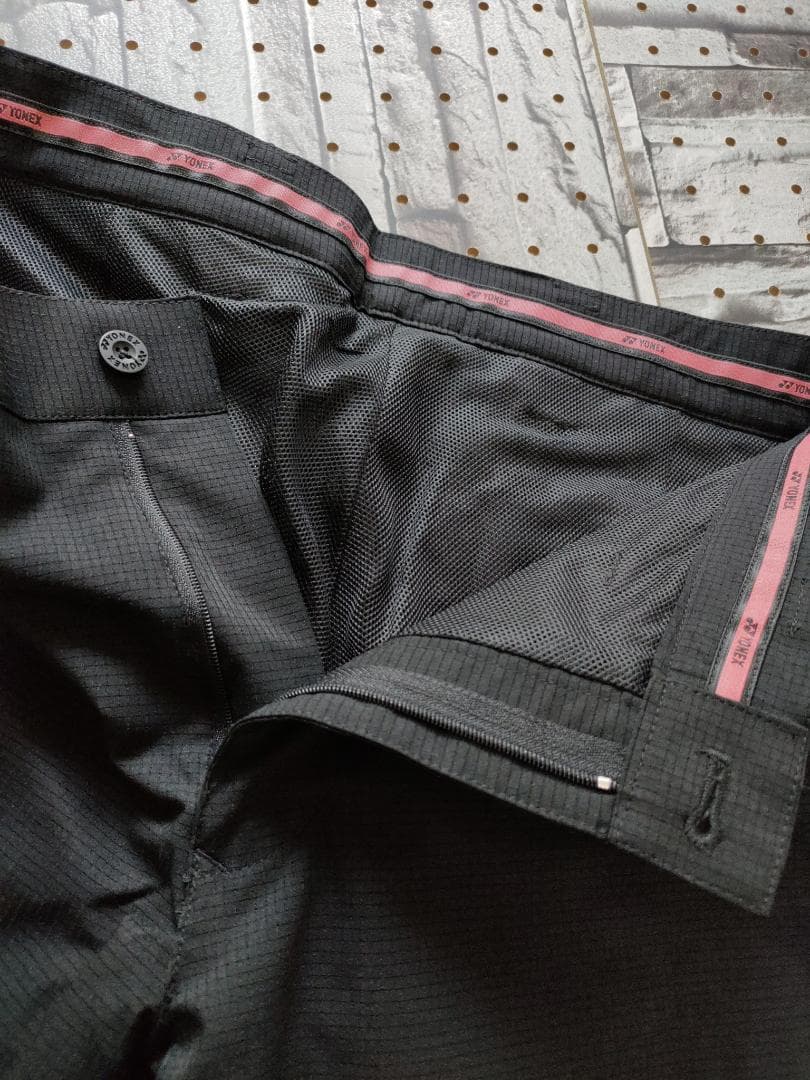 YONEX ヨネックス ゴルフ メンズノータックメッシュパンツ 黒