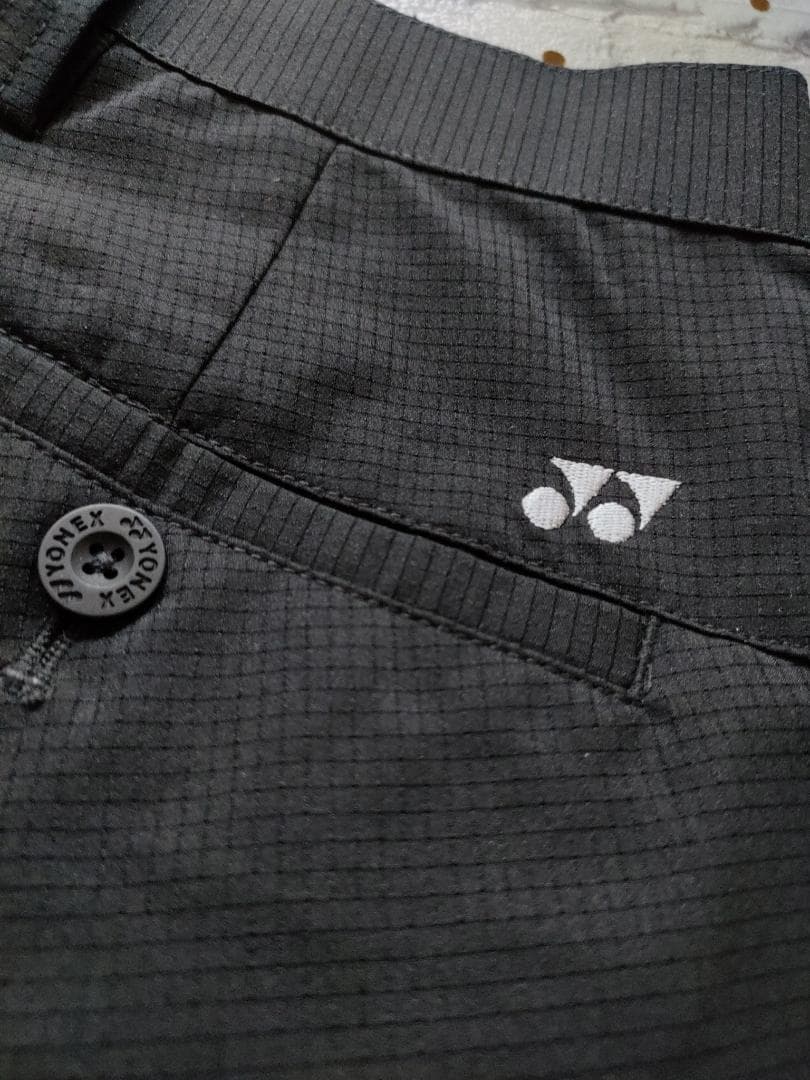 YONEX ヨネックス ゴルフ メンズノータックメッシュパンツ 黒