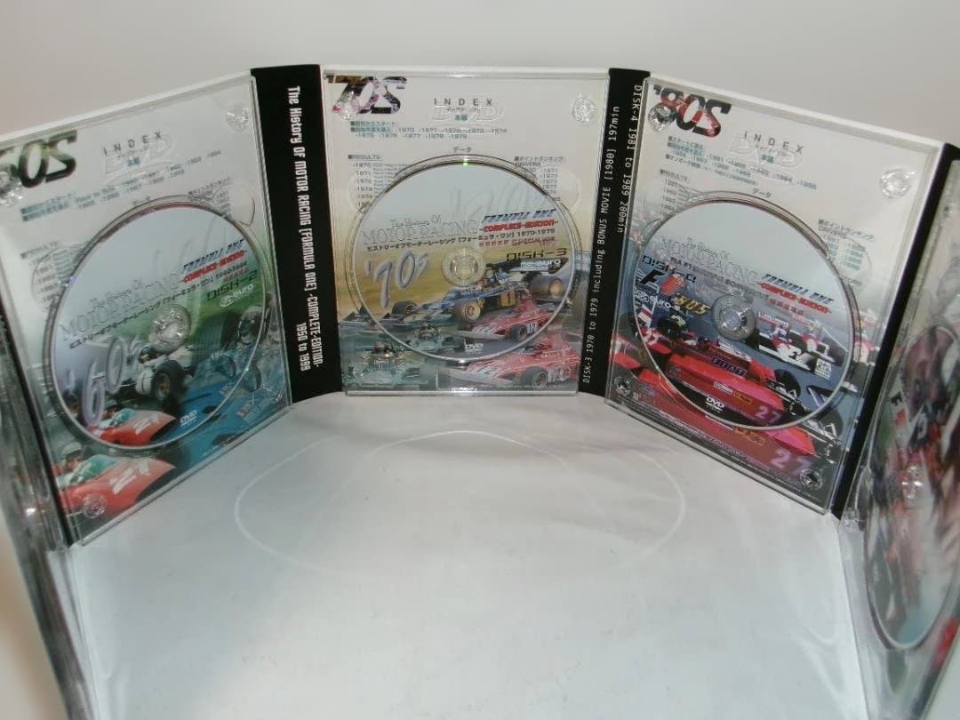 2512-1120 DVD ヒストリーオブモーターレーシング フォーミュラ・ワン
