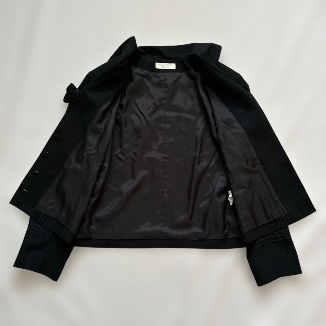 PINK HOUSE ピンクハウス セーラーカラー ジャケット リボン 黒 美品