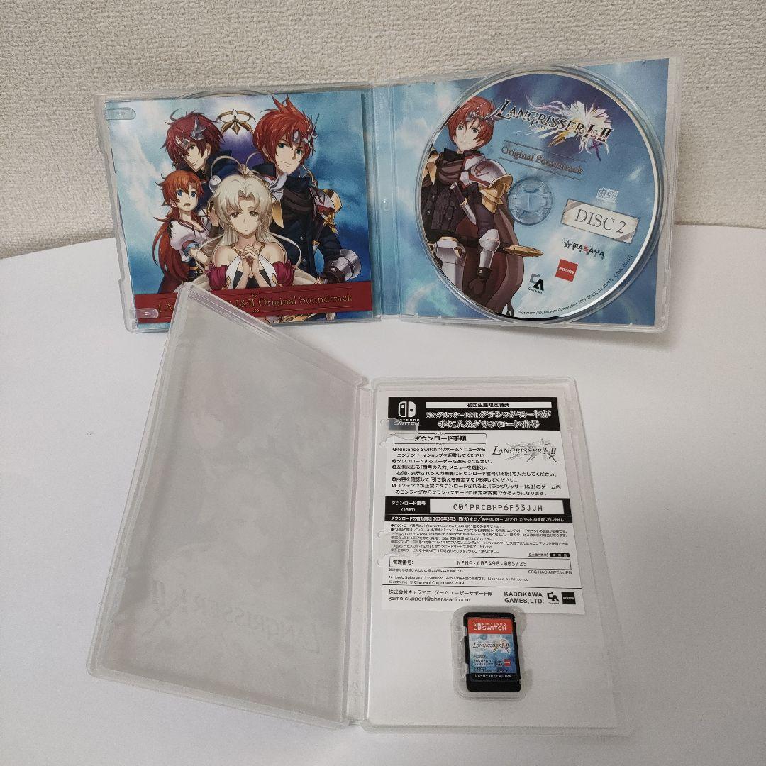 ［即日発送］ ラングリッサー I＆II 限定版 限定 switch スイッチ