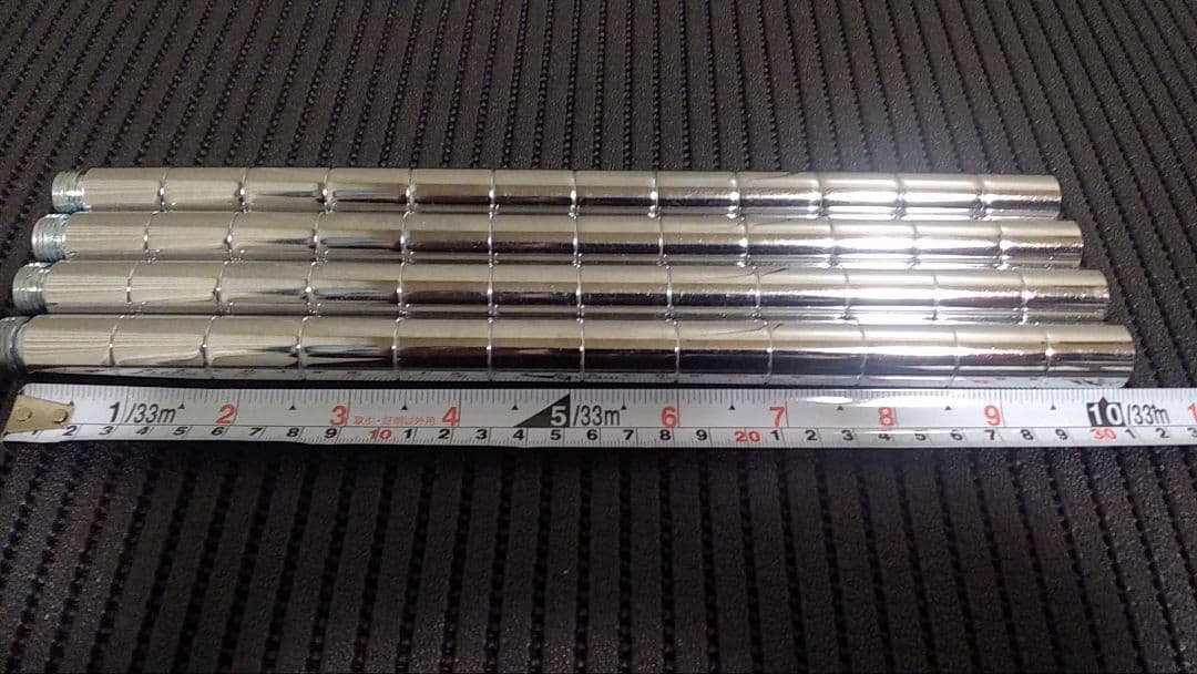 メタルラック　6枚板(木板3)　2台使用可　組替え自由　キャスター8　送料込み