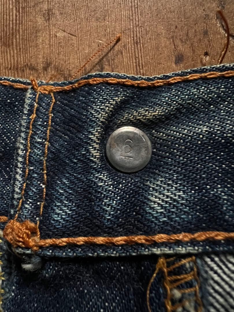 ナ*ト様 60s levi's 501 BIGE ビッグE 濃紺　鬼ヒゲ　ハチノ