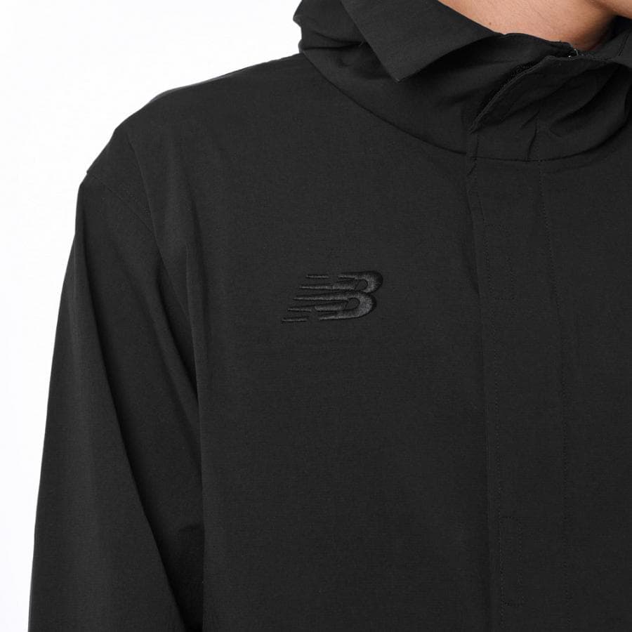 新品NBニューバランス メンズ ベンチコートプレミアコレクションコートBLK/L