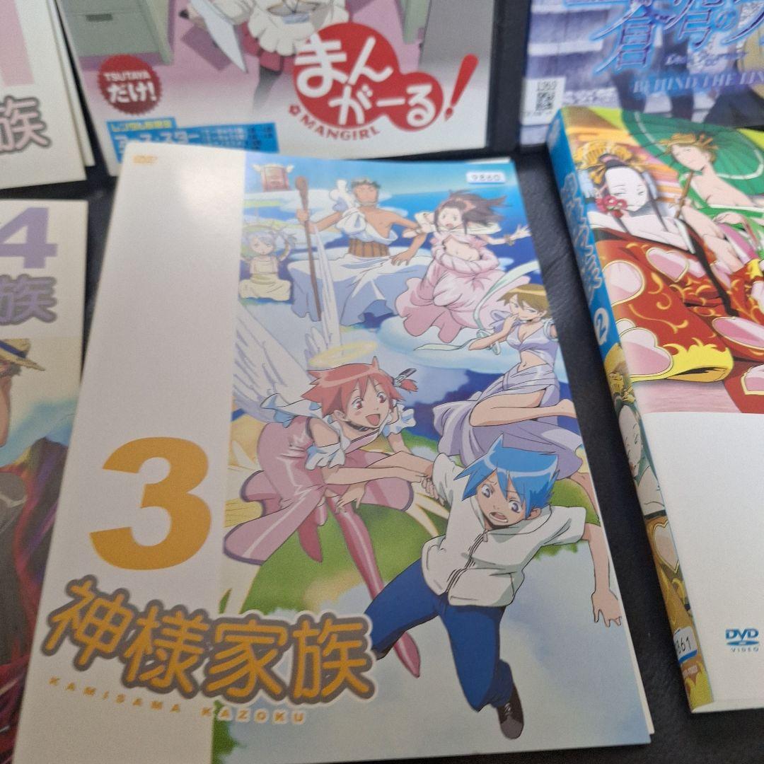 まんがーる！ 、蒼穹のファフナー、神様家族DVD 全7巻セットの計9枚