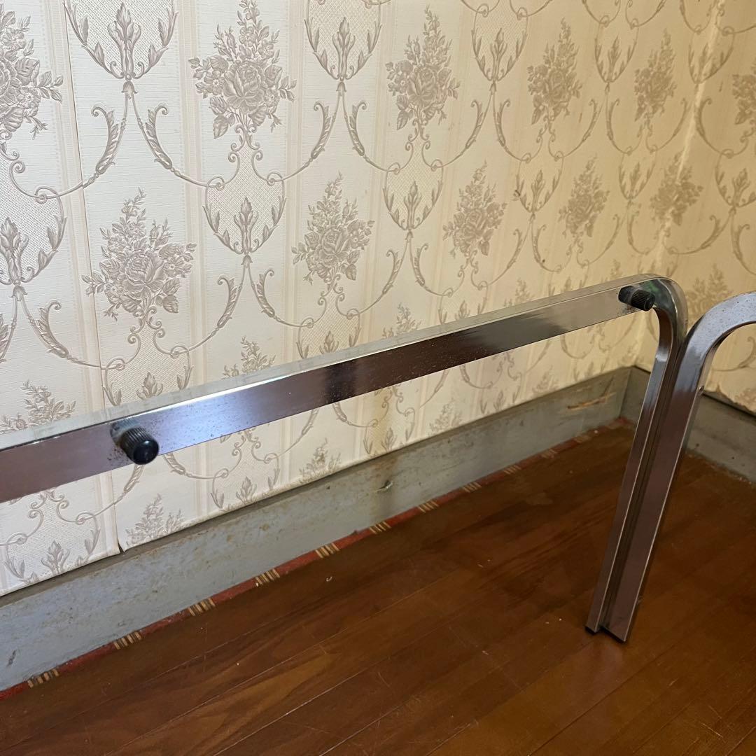 【アンティーク】昭和レトロ アイアンフレーム ガラステーブル センターテーブル