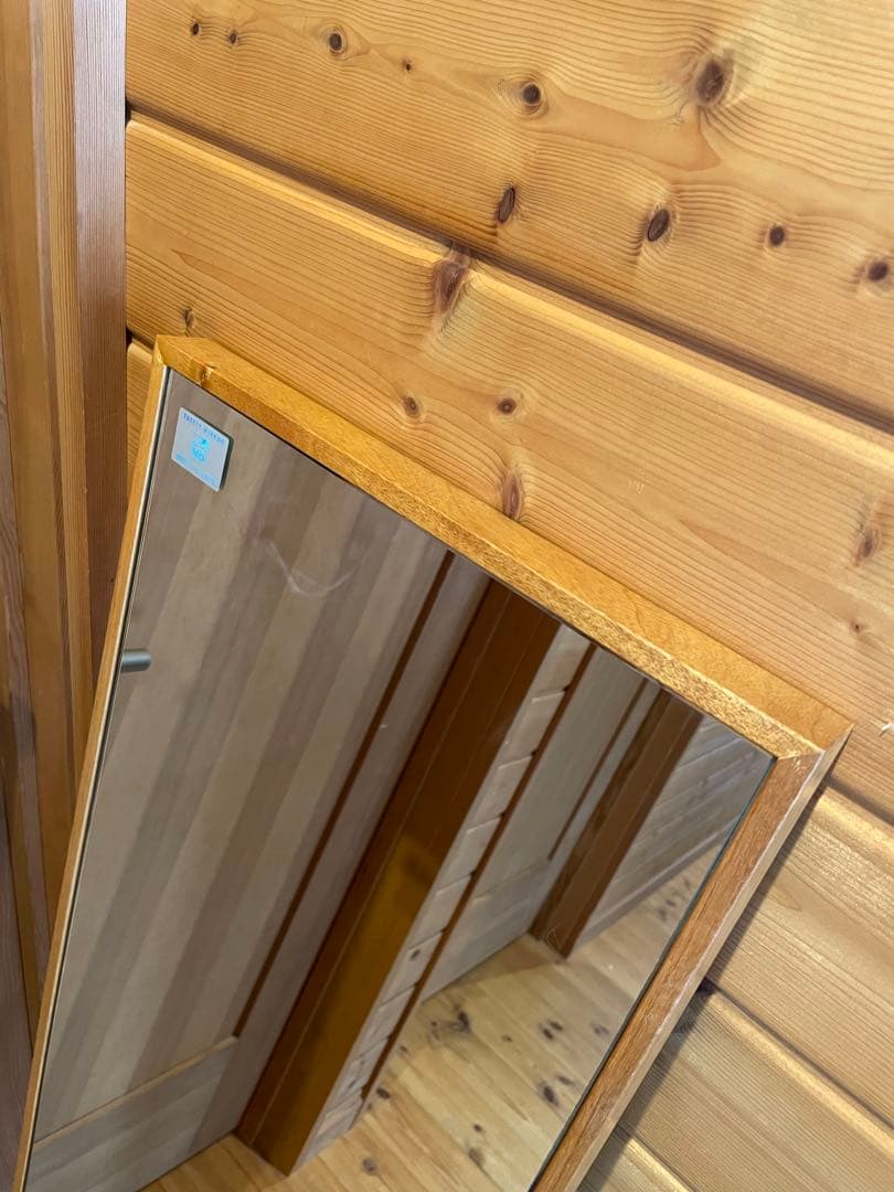 美品　東京インテリア　塩川光明堂　姿見　ミラー　 スタンドミラー