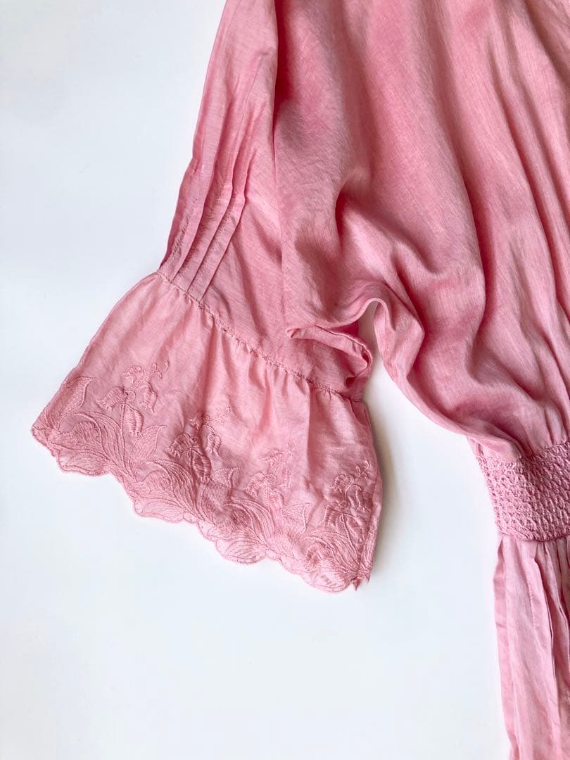 mame kurogouchi シフォン 刺繍 ワンピース ドレス マメ