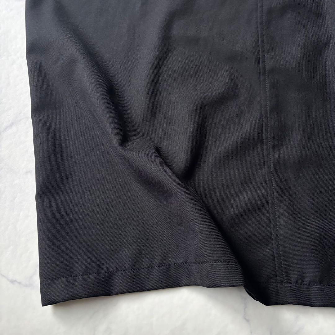 美品　mizuiro ind ペインターライクワンピース ブラック ◆7181