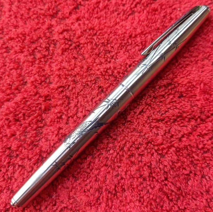 プラチナ万年筆　18K-WG 細字