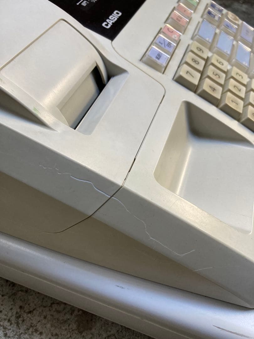レジスター カシオ 100ER 鍵無し ジャンク扱い